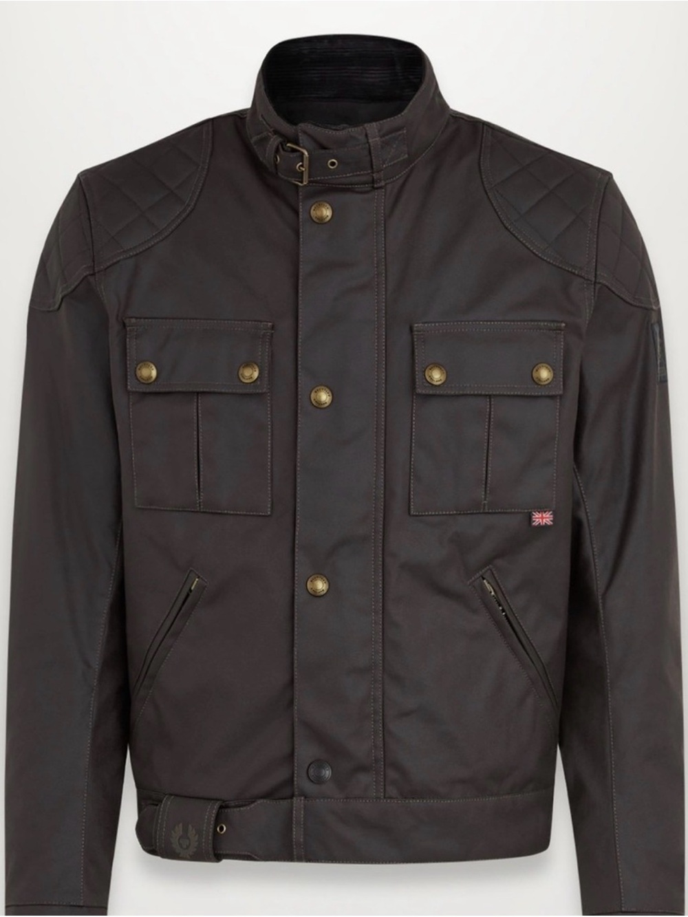 Belstaff Brooklands 2.0 Waxed Motorcycle Jacket, a classic short-style blouson - Picture 16 of 16